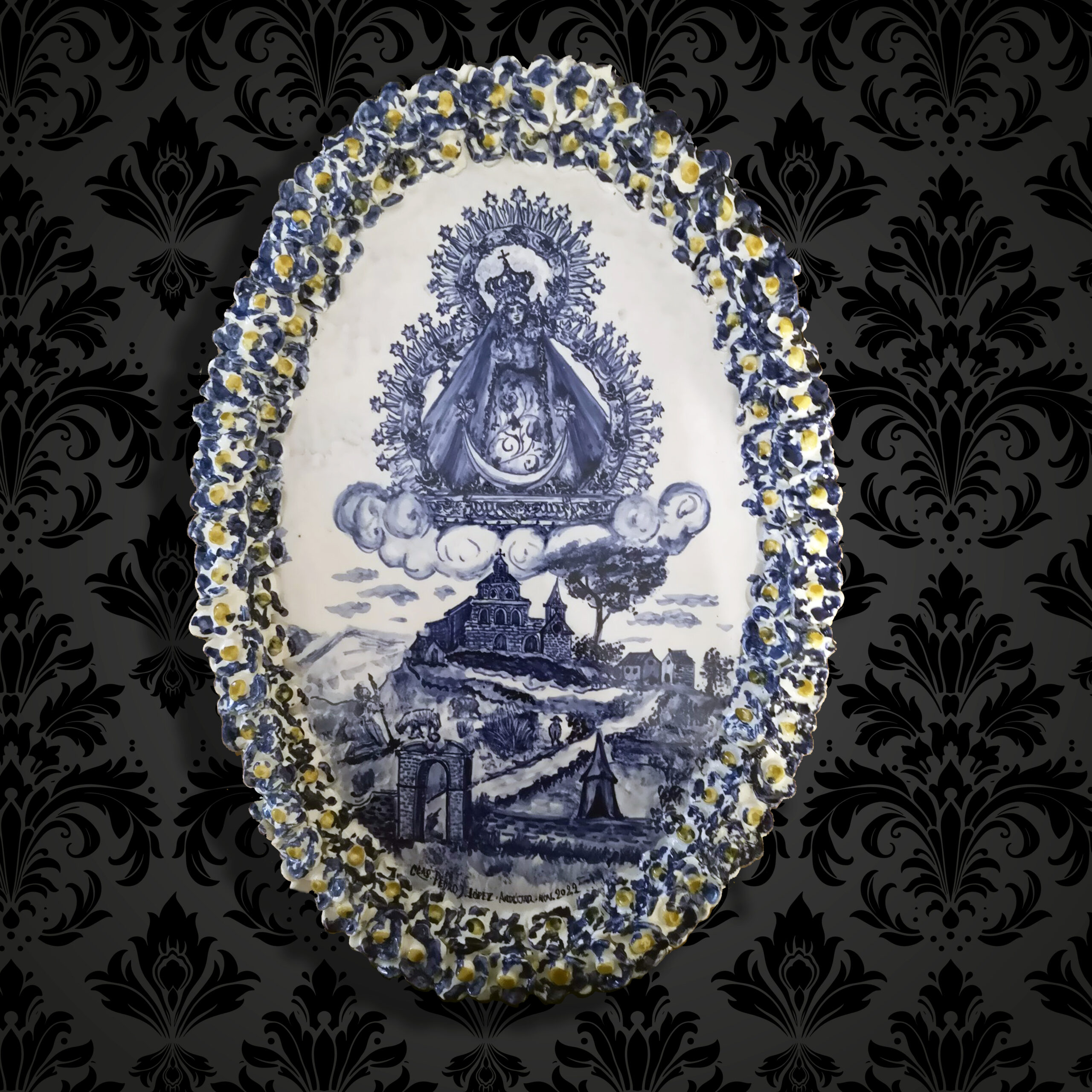 PLACA ARTESANA VIRGEN DE LA CABEZA - Imagen 2